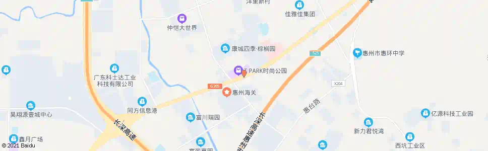 惠州海关大楼_公交站地图_惠州公交_妙搜公交查询2025