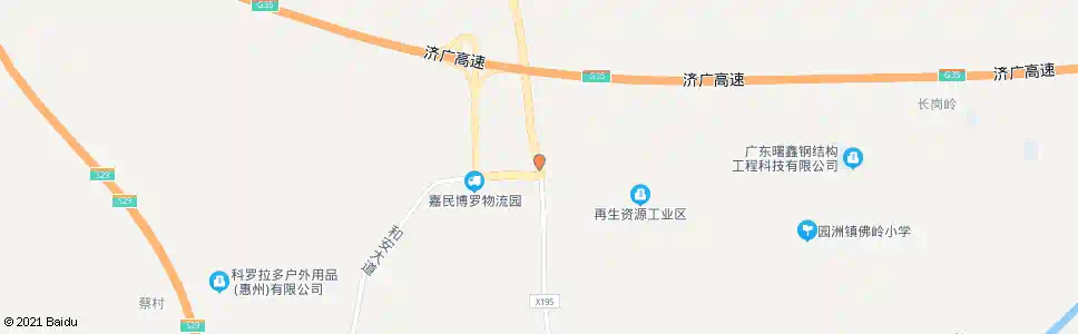 惠州园洲高速路口_公交站地图_惠州公交_妙搜公交查询2025