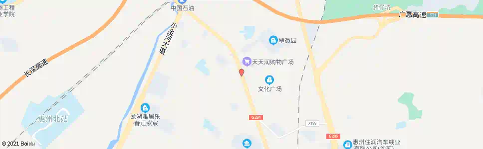 惠州小金口邮政分局_公交站地图_惠州公交_妙搜公交查询2025