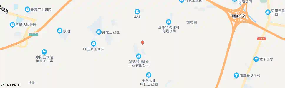 惠州高田村_公交站地图_惠州公交_妙搜公交查询2025