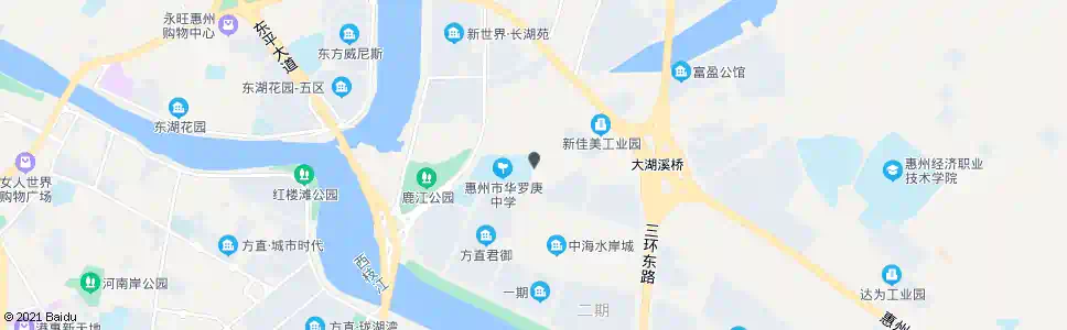 惠州华罗庚中学东门_公交站地图_惠州公交_妙搜公交查询2025
