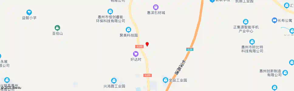 惠州爱声磁带厂_公交站地图_惠州公交_妙搜公交查询2025