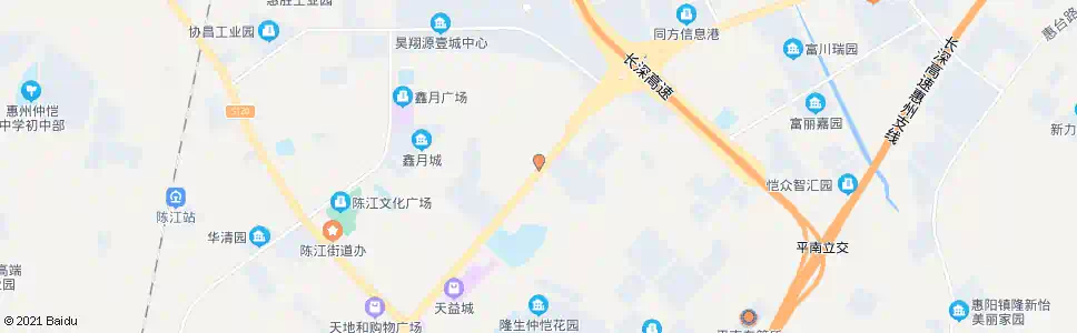 惠州三阳酒店_公交站地图_惠州公交_妙搜公交查询2025