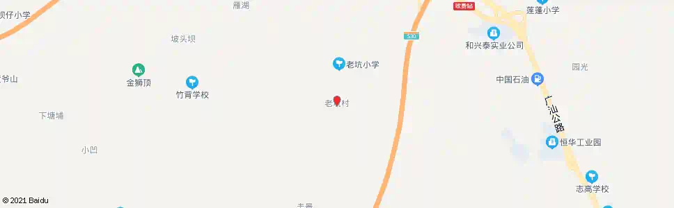惠州老坑村_公交站地图_惠州公交_妙搜公交查询2025