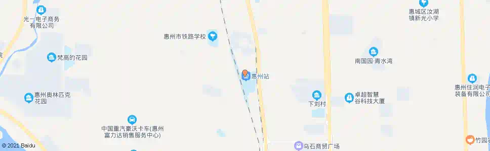 惠州小金口路口_公交站地图_惠州公交_妙搜公交查询2025