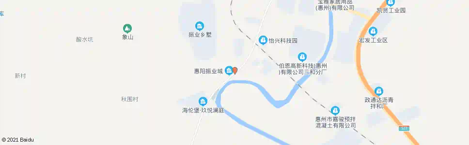 惠州振业城_公交站地图_惠州公交_妙搜公交查询2025