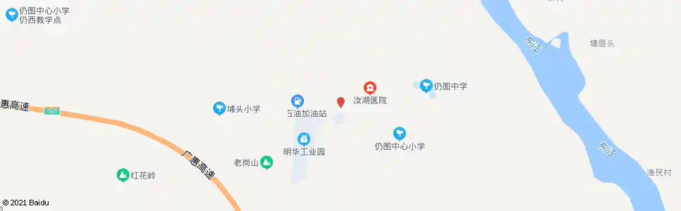 惠州仍图派出所_公交站地图_惠州公交_妙搜公交查询2025