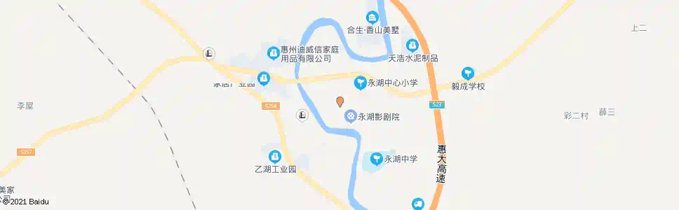 惠州永湖地铁站_公交站地图_惠州公交_妙搜公交查询2025