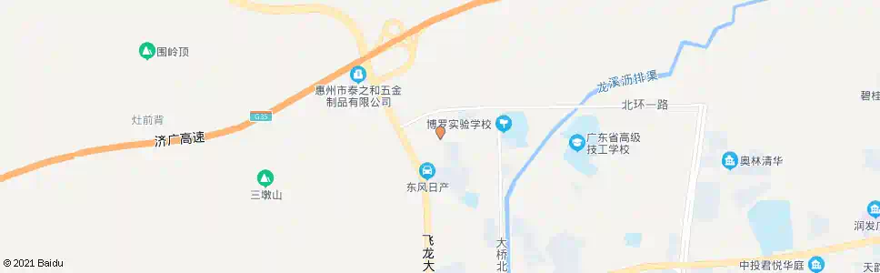 惠州洲际工业园路口_公交站地图_惠州公交_妙搜公交查询2025