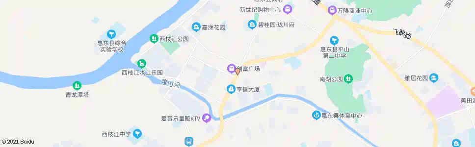 惠州创富广场(大润发)_公交站地图_惠州公交_妙搜公交查询2025