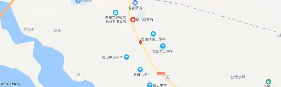 惠州稔山市场_公交站地图_惠州公交_妙搜公交查询2025