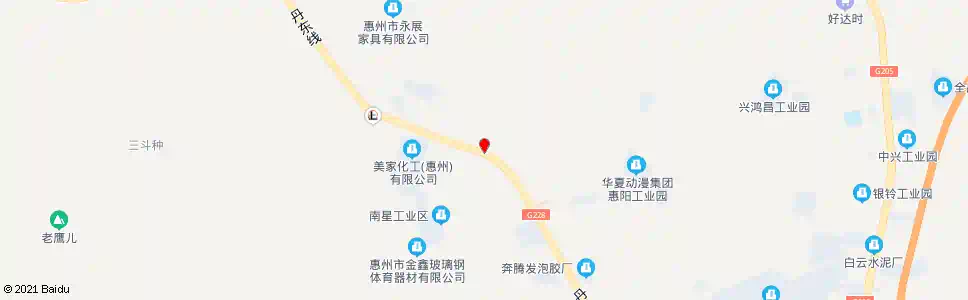 惠州新圩道班_公交站地图_惠州公交_妙搜公交查询2025