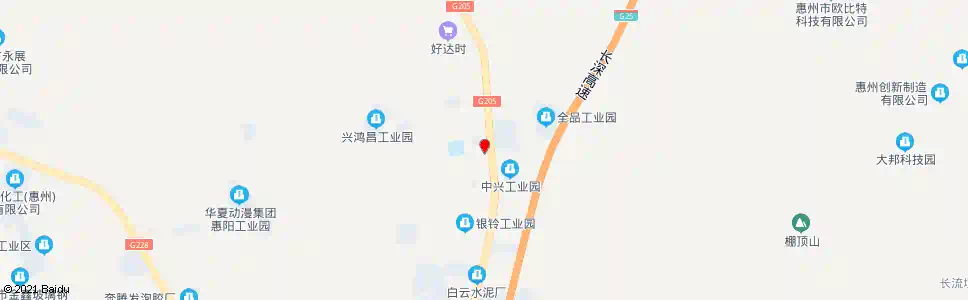 惠州星运花园_公交站地图_惠州公交_妙搜公交查询2025