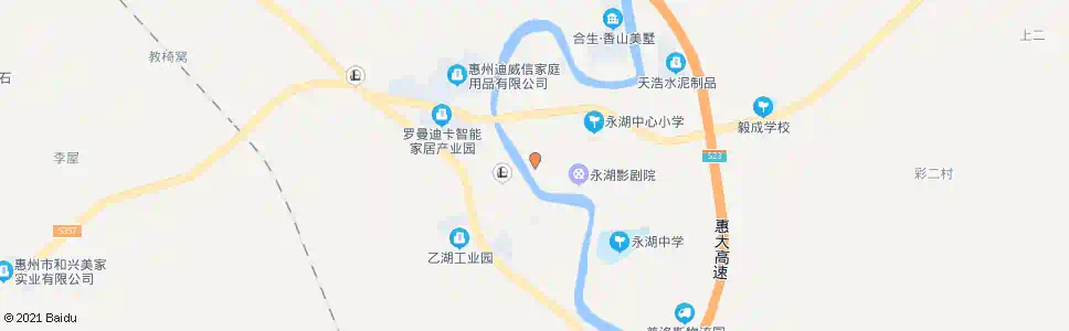 惠州永湖惠民桥_公交站地图_惠州公交_妙搜公交查询2025