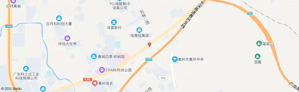 惠州惠环城轨站_公交站地图_惠州公交_妙搜公交查询2025