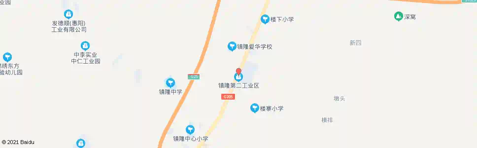 惠州大鹏第二工业区_公交站地图_惠州公交_妙搜公交查询2025