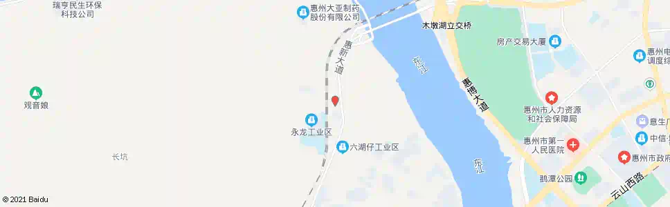 惠州梅湖市场_公交站地图_惠州公交_妙搜公交查询2025