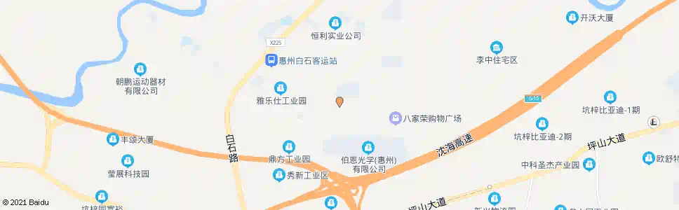 惠州鸿裕步行街_公交站地图_惠州公交_妙搜公交查询2025