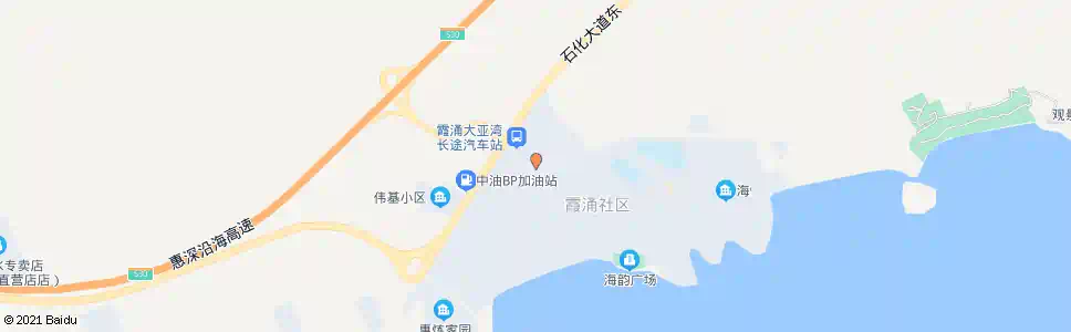 惠州白岭角路口_公交站地图_惠州公交_妙搜公交查询2025