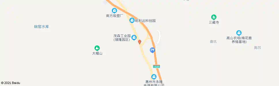 惠州长龙村_公交站地图_惠州公交_妙搜公交查询2025