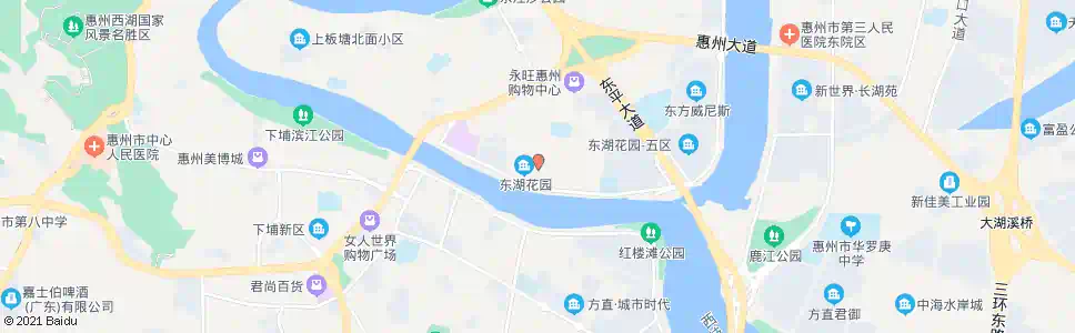 惠州东坡路_公交站地图_惠州公交_妙搜公交查询2025