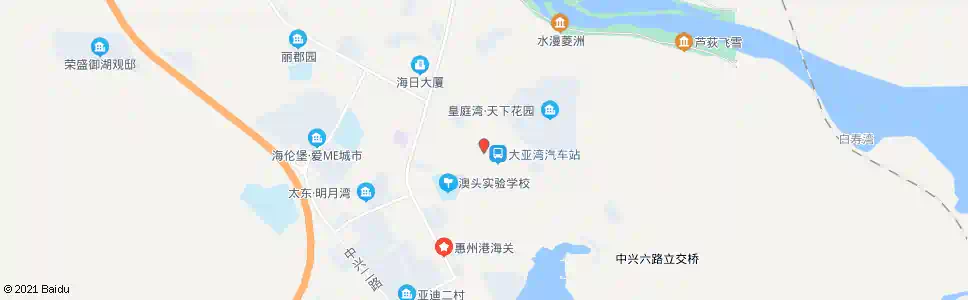 惠州澳头坳_公交站地图_惠州公交_妙搜公交查询2025