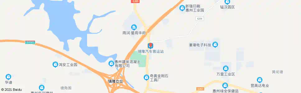 惠州镇隆汽车站_公交站地图_惠州公交_妙搜公交查询2025