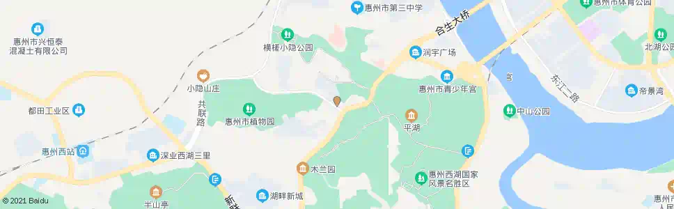 惠州丰山_公交站地图_惠州公交_妙搜公交查询2025
