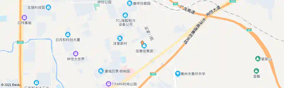 惠州城市理想_公交站地图_惠州公交_妙搜公交查询2025