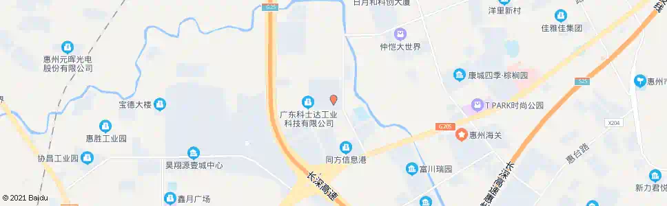 惠州天敏科技园_公交站地图_惠州公交_妙搜公交查询2025