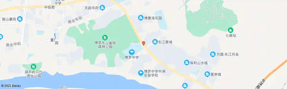 惠州城市山麓_公交站地图_惠州公交_妙搜公交查询2025