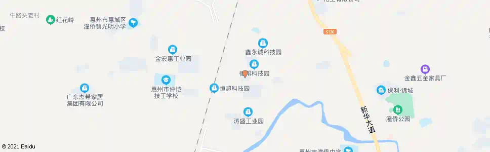 惠州协昌电子厂_公交站地图_惠州公交_妙搜公交查询2025