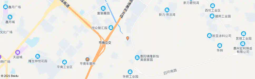 惠州艺都南国明珠(惠台工业区)_公交站地图_惠州公交_妙搜公交查询2025
