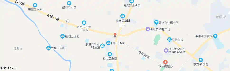 惠州将军路口_公交站地图_惠州公交_妙搜公交查询2025