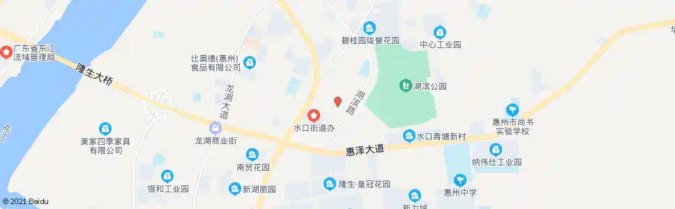 惠州湖滨市场_公交站地图_惠州公交_妙搜公交查询2025