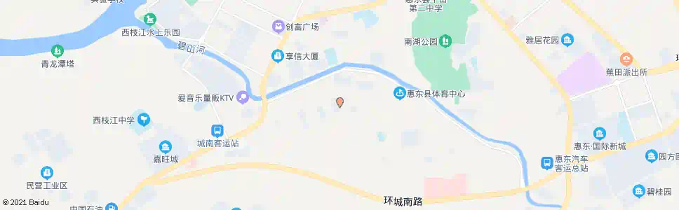 惠州公安花园_公交站地图_惠州公交_妙搜公交查询2025
