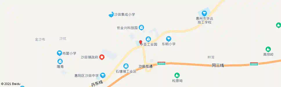 惠州独松村_公交站地图_惠州公交_妙搜公交查询2025