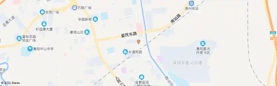 惠州金碧雅苑_公交站地图_惠州公交_妙搜公交查询2025