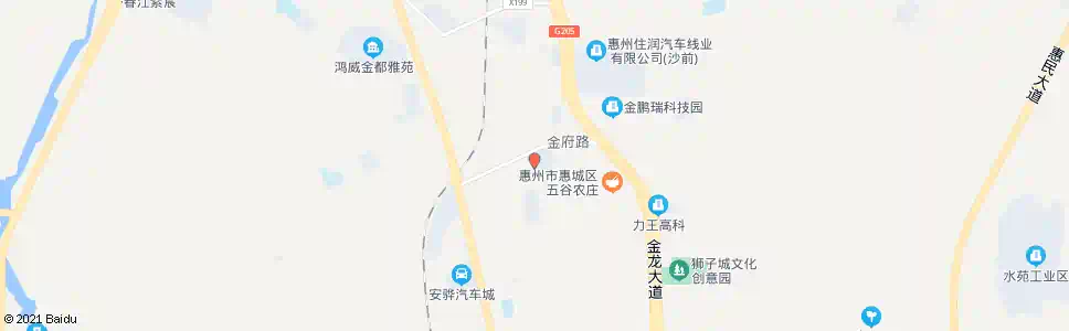 惠州小金口办事处路口_公交站地图_惠州公交_妙搜公交查询2025