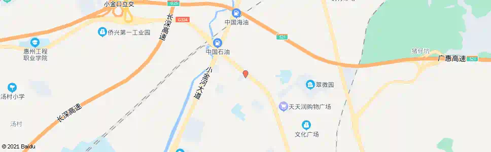 惠州小金口中队_公交站地图_惠州公交_妙搜公交查询2025