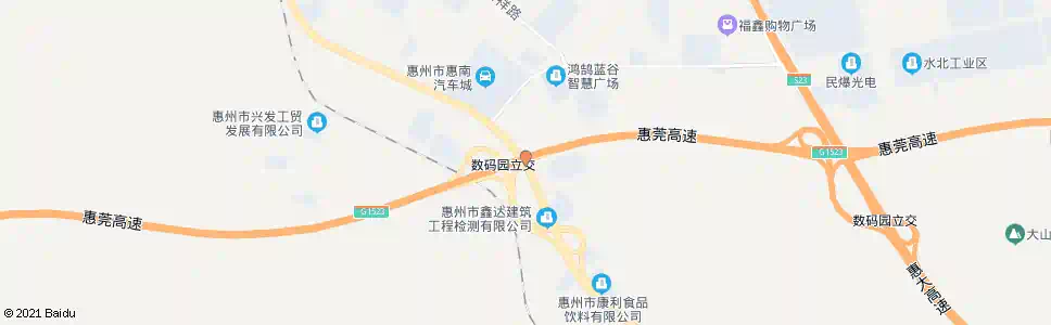 惠州市戒毒所路口_公交站地图_惠州公交_妙搜公交查询2025