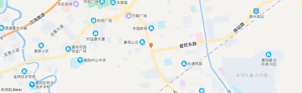 惠州长福路口_公交站地图_惠州公交_妙搜公交查询2025