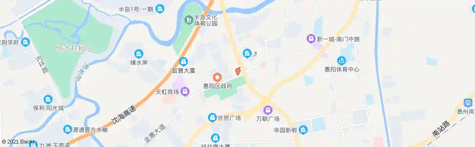 惠州坪山建设银行_公交站地图_惠州公交_妙搜公交查询2025