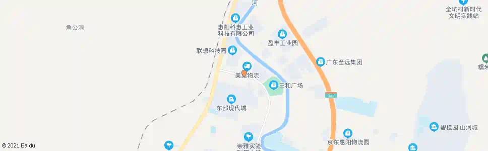 惠州三和国际花园_公交站地图_惠州公交_妙搜公交查询2025