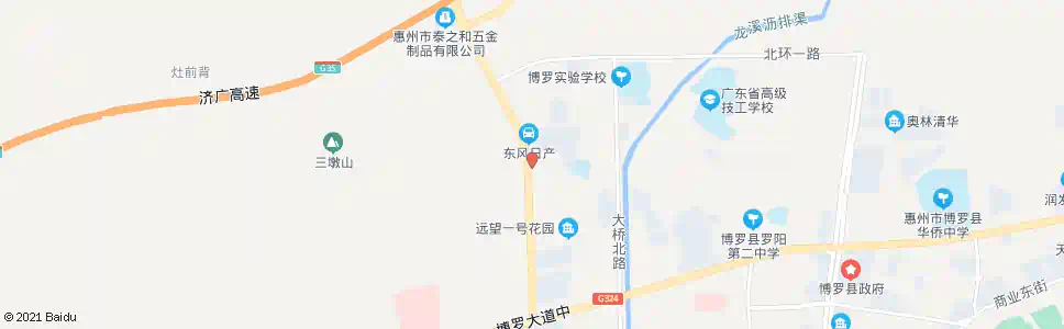 惠州良丰服饰厂_公交站地图_惠州公交_妙搜公交查询2025