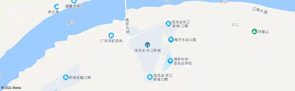 惠州东江新城_公交站地图_惠州公交_妙搜公交查询2025