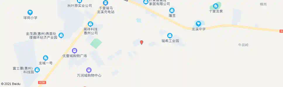 惠州龙溪新城_公交站地图_惠州公交_妙搜公交查询2025