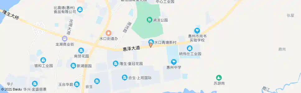 惠州青塘新村_公交站地图_惠州公交_妙搜公交查询2025