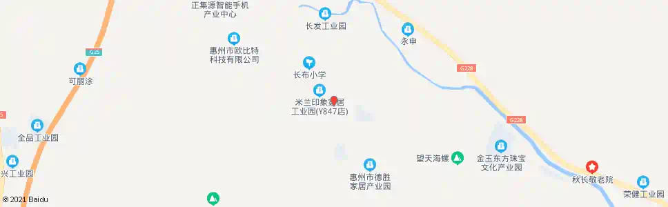惠州长布二桥_公交站地图_惠州公交_妙搜公交查询2025