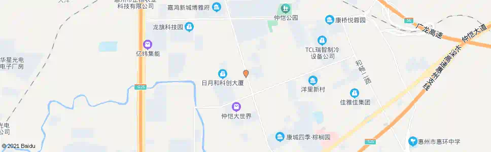 惠州TCL手机老厂_公交站地图_惠州公交_妙搜公交查询2025